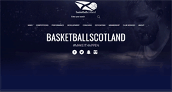 Desktop Screenshot of basketballscotland.co.uk